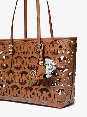 Breloque de sac bouquet de fleurs en cuir