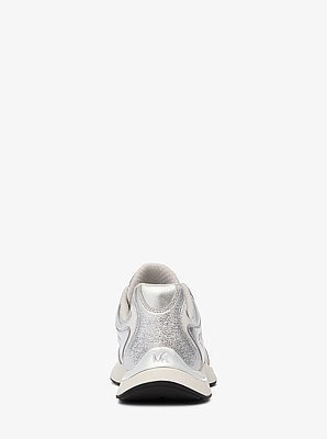 Riley Metallic Leather Trainer