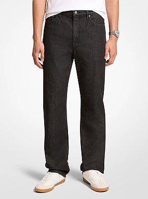 Finn Straight-Leg Stretch Denim Jeans