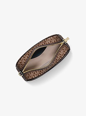 Jet Set Small Signature Logo Camera Crossbody Bag