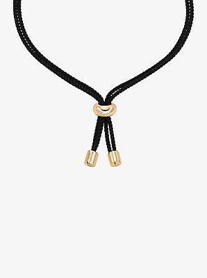 Horsebit Cord Slider Bracelet