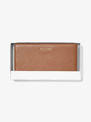 Bryant Large Pebbled Leather Snap-Front Wallet