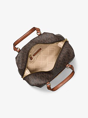 Beck Medium Signature Logo Satchel