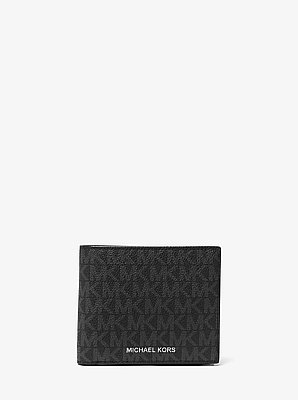 Billetera Greyson con bolsillo para monedas y logotipo
