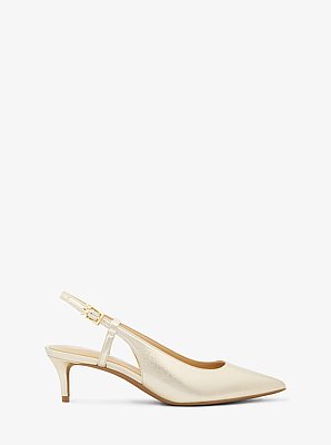 Doreen Flex Metallic Kitten Pump