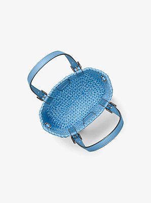 Quinn Extra-Small Hand-Crocheted Straw Crossbody Bag