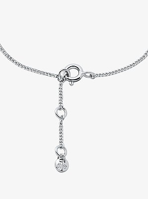 Precious Metal-Plated Sterling Silver Logo Bracelet