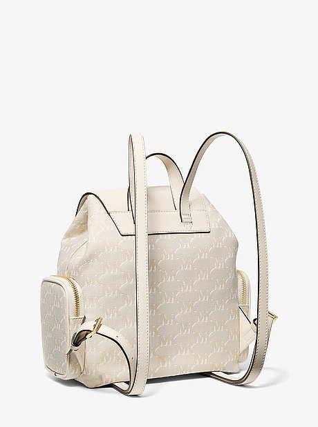 Petit sac &agrave; dos cargo Merritt en jacquard &agrave; logo