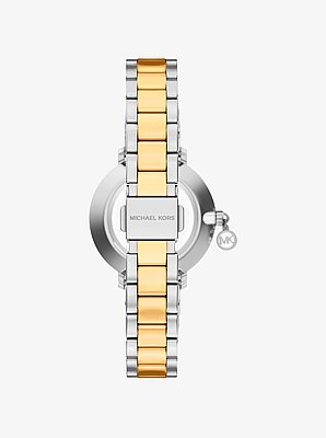 Mini Pyper Pav&eacute; Two-Tone Watch