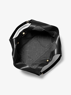 Bernie Large Pebbled Leather Tote Bag