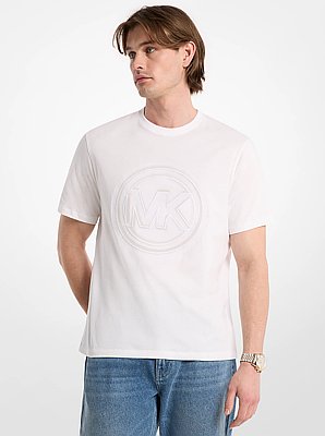 Logo Charm Cotton Jersey T-Shirt