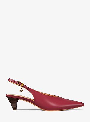Tonya Leather Slingback Pump