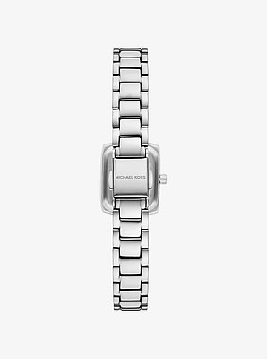 Micro Alane Silver-Tone Pav&eacute; Watch