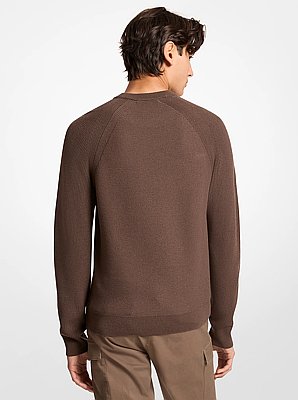 Wool Blend Crewneck Sweater