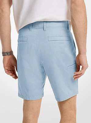 Shorts aus Stretch-Baumwolle