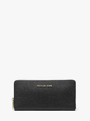 Jet Set Travel Large Crossgrain Leather Wallet