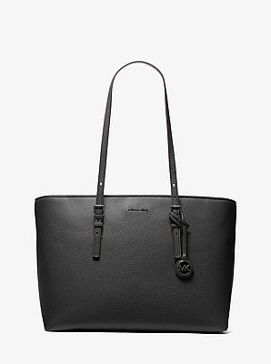 Quinn Large Pebbled Leather Tote Bag