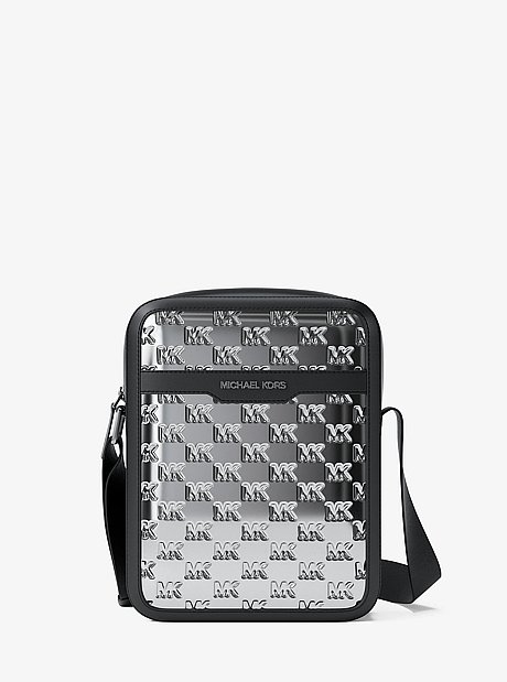Cooper Metallic Logo Debossed Flight Bag