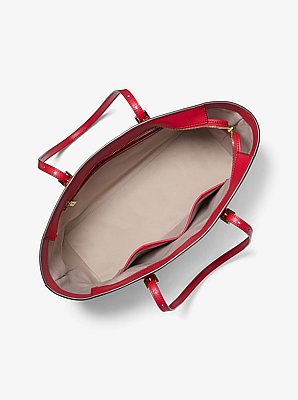 Quinn Large Metallic Signature Logo Tote Bag