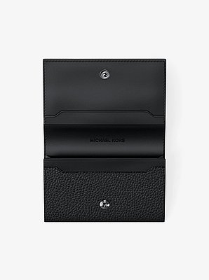 Hudson Pebbled Leather Card Case