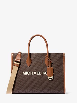 Bolso tote Mirella mediano con logotipo de la marca