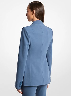 Tyler Stretch Wool Crepe Blazer