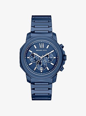 Oversized Prescott Blue-Tone Watch