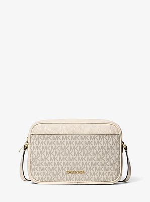 Jet Set Travel Large Signature logo Camera Crossbody Bag