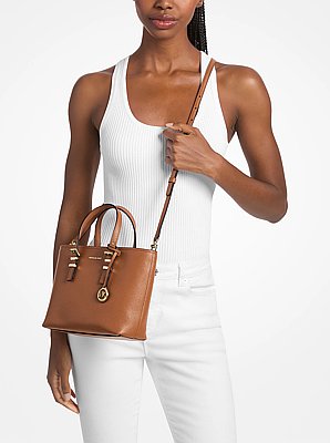 Petit sac &agrave; bandouli&egrave;re convertible Quinn en cuir grain&eacute;