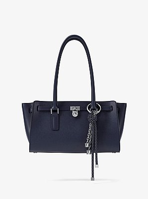 Silver-Tone and Speckled Cord Bag Charm