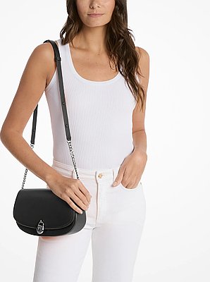 Bolso messenger Mila mediano de piel