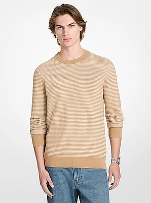 Textured Cotton Sweater