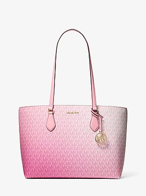 Sheila Large Ombr&eacute; Signature Logo Tote Bag