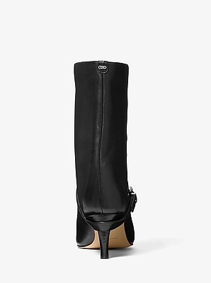 Kasia Leather Buckle Boot