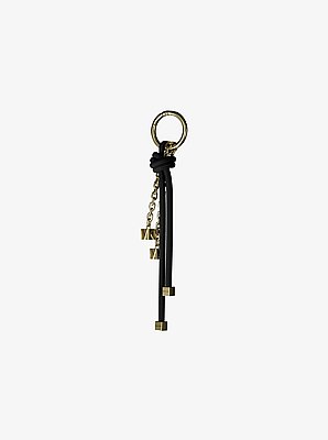 Gold-Tone and Cord Bag Charm