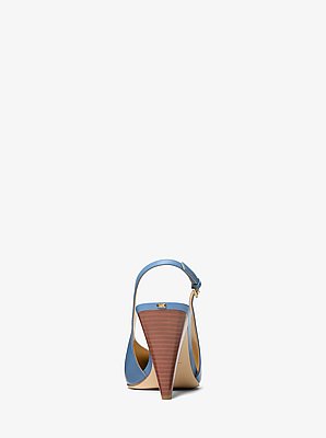 Zapato de sal&oacute;n Electra de piel con tal&oacute;n descubierto