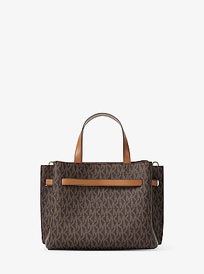 Emilia Small Signature Logo Satchel