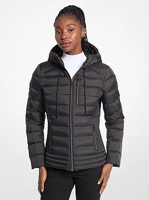 Veste matelass&eacute;e &agrave; capuchon