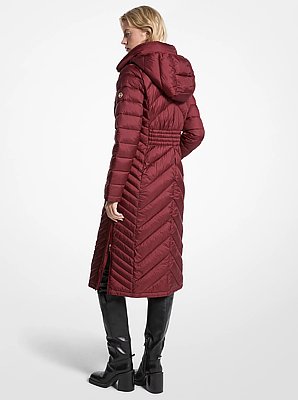 2-in-1 Quilted Nylon Packable Coat