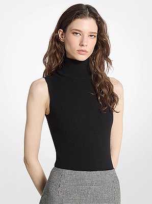 Cashmere Blend Turtleneck Bodysuit