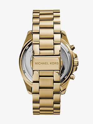 Reloj Bradshaw oversize en tono dorado