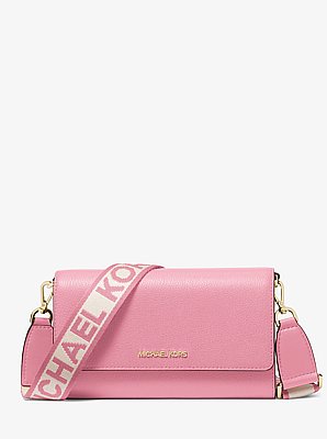 Jet Set Large Leather Crossbody Bag