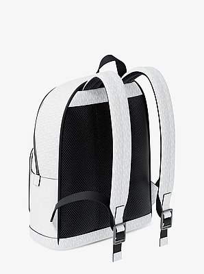 Sac &agrave; dos de transport Cooper de taille moyenne en cuir grain&eacute; &agrave; logo Signature