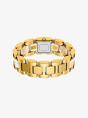 Petite Darrington Gold-Tone and Tortoiseshell Acetate Watch