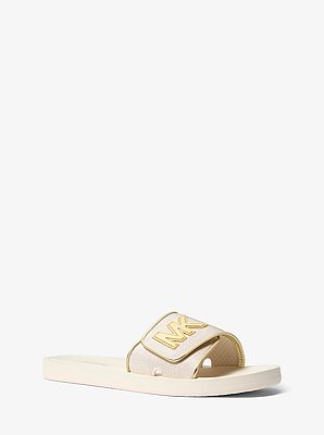 Palmer Metallic Mesh Slide Sandal