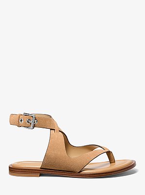 Irene Suede Wrap Sandal