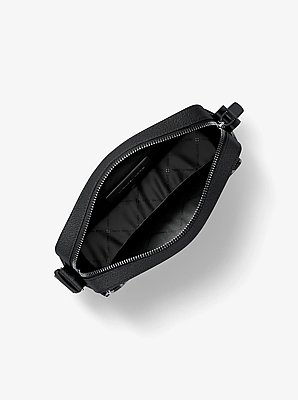 Cooper Logo Jacquard Denim Flight Bag