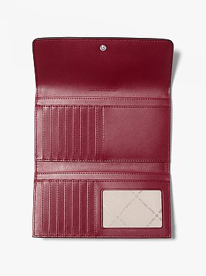 Jet Set Travel Signature Logo Tri-Fold Wallet
