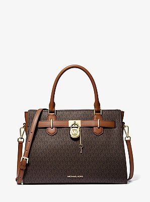 Landon Medium Logo Satchel