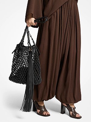 Bolso de hombro Loli en macram&eacute;